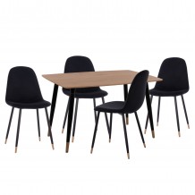 ΣΕΤ ΤΡΑΠΕΖΑΡΙΑΣ 5ΤΜΧ ALIZA HM11196 09 MDF TOP-ΒΕΛΟΥΔΟ ΜΕΤΑΛΛΟ ΣΕ ΜΑΥΡΟ c500677 ΣΕΤ ΤΡΑΠΕΖΑΡΙΑΣ 5ΤΜΧ ALIZA HM11196 09 MDF TOP-ΒΕΛΟΥΔΟ ΜΕΤΑΛΛΟ ΣΕ ΜΑΥΡΟ c500677