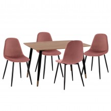 ΣΕΤ ΤΡΑΠΕΖΑΡΙΑΣ 5ΤΜΧ ALIZA HM21201 MDF TOP-ΒΕΛΟΥΔΟ ΣΑΠΙΟ ΜΗΛΟ ΜΕΤΑΛΛΟ ΜΑΥΡΟ c500681 ΣΕΤ ΤΡΑΠΕΖΑΡΙΑΣ 5ΤΜΧ ALIZA HM21201 MDF TOP-ΒΕΛΟΥΔΟ ΣΑΠΙΟ ΜΗΛΟ ΜΕΤΑΛΛΟ ΜΑΥΡΟ c500681
