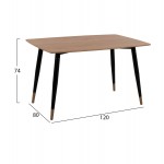 ΣΕΤ ΤΡΑΠΕΖΑΡΙΑΣ 5ΤΜΧ ALIZA HM21201 MDF TOP-ΒΕΛΟΥΔΟ ΣΑΠΙΟ ΜΗΛΟ ΜΕΤΑΛΛΟ ΜΑΥΡΟ c500681