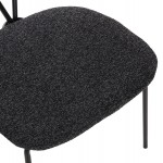 ΣΕΤ ΤΡΑΠΕΖΑΡΙΑΣ 5ΤΜΧ BROLIN HM21200 MDF TOP ΜΕΤΑΛΛΟ ΜΑΥΡΟ-ΣΚΟΥΡΟ ΓΚΡΙ ΥΦΑΣΜΑ c500682