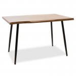 Τραπεζαρία Neve-Parker pakoworld σετ 5τμχ 120x80x75εκ c500732