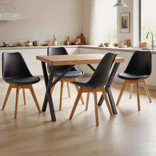 Φοιτητικό πακέτο επίπλων κουζίνας Delight pakoworld σετ 5τεμ c500734