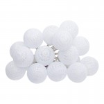 Διακοσμητικά λαμπάκια led Batoni pakoworld pvc σε λευκή απόχρωση Φ6x435εκ c500737