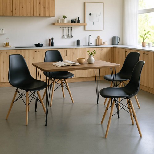 Φοιτητικό πακέτο επίπλων κουζίνας Nectar pakoworld σετ 5τεμ c500747