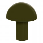 Επιτραπέζιο φωτιστικό Mushi pakoworld μέταλλο σε χακί απόχρωση Φ20x24 5εκ c500750