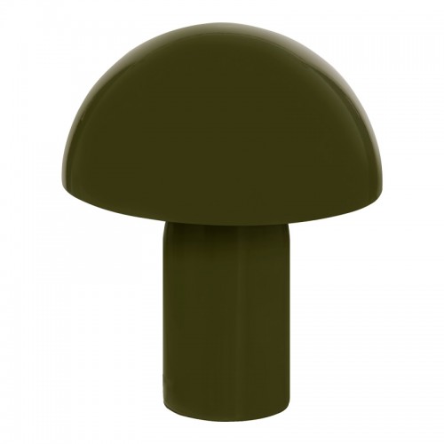 Επιτραπέζιο φωτιστικό Mushi pakoworld μέταλλο σε χακί απόχρωση Φ20x24 5εκ c500750