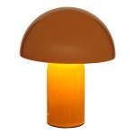 Επιτραπέζιο φωτιστικό Mushi pakoworld μέταλλο σε κίτρινη απόχρωση Φ20x24 5εκ c500767