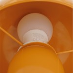 Επιτραπέζιο φωτιστικό Mushi pakoworld μέταλλο σε κίτρινη απόχρωση Φ20x24 5εκ c500767