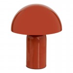 Επιτραπέζιο φωτιστικό Mushi pakoworld μέταλλο σε terracotta απόχρωση Φ20x24 5εκ c500771