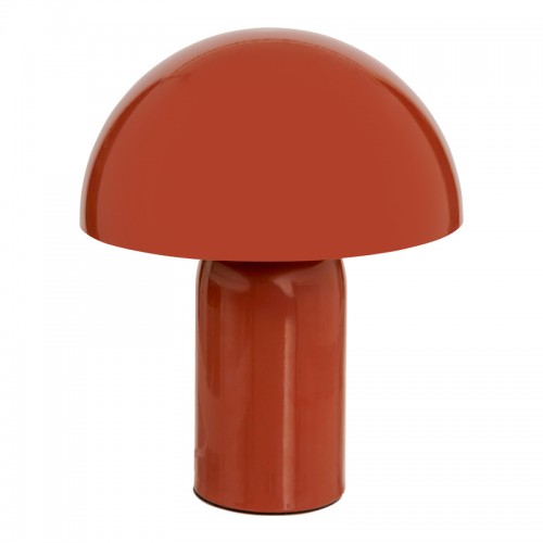 Επιτραπέζιο φωτιστικό Mushi pakoworld μέταλλο σε terracotta απόχρωση Φ20x24 5εκ c500771