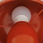 Επιτραπέζιο φωτιστικό Mushi pakoworld μέταλλο σε terracotta απόχρωση Φ20x24 5εκ c500771