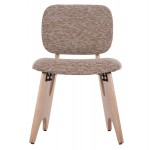 ΚΑΡΕΚΛΑ ΤΡΑΠΕΖΑΡΙΑΣ BELLISI HM18248 01 ΚΑΦΕ ΥΦΑΣΜΑ-PLYWOOD ΧΡΩΜΑ ΔΡΥΟΣ 53x56x78Υεκ SET 2τμχ c500777