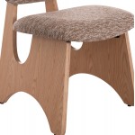 ΚΑΡΕΚΛΑ ΤΡΑΠΕΖΑΡΙΑΣ BELLISI HM18248 01 ΚΑΦΕ ΥΦΑΣΜΑ-PLYWOOD ΧΡΩΜΑ ΔΡΥΟΣ 53x56x78Υεκ SET 2τμχ c500777