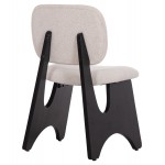 ΚΑΡΕΚΛΑ ΤΡΑΠΕΖΑΡΙΑΣ BELLISI HM18248 02 ΕΚΡΟΥ ΥΦΑΣΜΑ-PLYWOOD ΣΕ ΜΑΥΡΟ 53x56x78Υεκ SET 2τμχ c500778