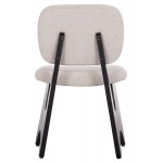 ΚΑΡΕΚΛΑ ΤΡΑΠΕΖΑΡΙΑΣ BELLISI HM18248 02 ΕΚΡΟΥ ΥΦΑΣΜΑ-PLYWOOD ΣΕ ΜΑΥΡΟ 53x56x78Υεκ SET 2τμχ c500778