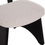 ΚΑΡΕΚΛΑ ΤΡΑΠΕΖΑΡΙΑΣ BELLISI HM18248 02 ΕΚΡΟΥ ΥΦΑΣΜΑ-PLYWOOD ΣΕ ΜΑΥΡΟ 53x56x78Υεκ SET 2τμχ c500778