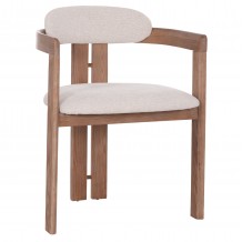 ΠΟΛΥΘΡΟΝΑ ΤΡΑΠΕΖΑΡΙΑΣ KALL HM18247 01 ΜΠΕΖ ΥΦΑΣΜΑ--ΜΑΤ WHITEWASH PLYWOOD 56x45x73Υεκ SET 2τμχ c500779