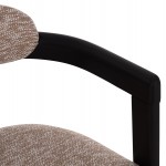 ΠΟΛΥΘΡΟΝΑ ΤΡΑΠΕΖΑΡΙΑΣ KALL HM18247 02 ΚΑΦΕ ΥΦΑΣΜΑ--PLYWOOD ΣΕ ΜΑΥΡΟ 56x45x73Υεκ c500780