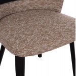 ΚΑΡΕΚΛΑ ΤΡΑΠΕΖΑΡΙΑΣ DEKKER HM18249 03 PLYWOOD ΜΑΥΡΟ--ΥΦΑΣΜΑ ΚΑΦΕ 50x60x80Υεκ c500785
