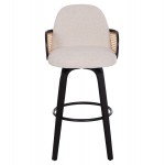 ΣΚΑΜΠΟ ΜΠΑΡ ΠΕΡΙΣΤΡΕΦΟΜΕΝΟ BECKER HM18251 02 PLYWOOD ΜΑΥΡΟ--ΕΚΡΟΥ ΥΦΑΣΜΑ 50x52x100Υ SET 2τμχ c500812