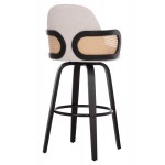 ΣΚΑΜΠΟ ΜΠΑΡ ΠΕΡΙΣΤΡΕΦΟΜΕΝΟ BECKER HM18251 02 PLYWOOD ΜΑΥΡΟ--ΕΚΡΟΥ ΥΦΑΣΜΑ 50x52x100Υ SET 2τμχ c500812