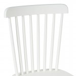 Καρέκλα Melia pakoworld rubberwood σε λευκή απόχρωση 45x51x87εκ SET 4τμχ c500821