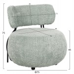 ΠΟΛΥΘΡΟΝΑ ΣΤΡΟΓΓΥΛΗ KARSEN HM9598 05 ΦΥΣΤΙΚΙ ΜΠΟΥΚΛΕ ΥΦΑΣΜΑ 75x75x75Υ εκ c500837