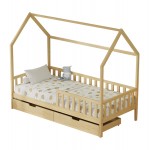 ΚΡΕΒΑΤΙ ΠΑΙΔΙΚΟ ΜΕ ΣΥΡΤΑΡΙΑ PHYLLIS HM724 01 τ MONTESSORI ΦΥΣΙΚΟ 196x97x161Υεκ c500839