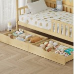 ΚΡΕΒΑΤΙ ΠΑΙΔΙΚΟ ΜΕ ΣΥΡΤΑΡΙΑ PHYLLIS HM724 01 τ MONTESSORI ΦΥΣΙΚΟ 196x97x161Υεκ c500839