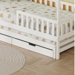 ΠΑΙΔΙΚΟ ΚΡΕΒΑΤΙ 3 ΣΕ 1 PHYLLIS HM723 03 ΞΥΛΟ ΠΕΥΚΟΥ ΛΕΥΚΟ 206x97x166Υεκ c500840