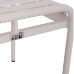 ΣΚΑΜΠΟ ΑΛΟΥΜΙΝΙΟΥ RACHEL HM6340 02 ΛΕΥΚΟ 45x45x46Υεκ c500848
