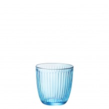 Γυάλινο Ποτήρι Χαμηλο Μπλε Θαλασσί 29cl φ8 5x8 5cm Line BORMIOLI ROCCO - Σετ 12 c500872