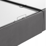 ΚΡΕΒΑΤΙ ΜΕ ΣΤΡΩΜΑ ΔΙΠΛΟ MALENA HM21164 ΓΚΡΙ ΒΕΛΟΥΔΟ ΑΠΟΘ ΧΩΡΟΣ-ΓΙΑ 160x200εκ c500898