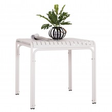 ΤΡΑΠΕΖΙ ΤΕΤΡΑΓΩΝΟ ΑΛΟΥΜΙΝΙΟΥ RACHEL HM6338 02 ΛΕΥΚΟ 80x80x75Υεκ c500919