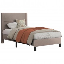 ΚΡΕΒΑΤΙ TRILLOP HM667 15 ΜΠΕΖ ΥΦΑΣΜΑ ΓΙΑ ΜΟΝΟ ΣΤΡΩΜΑ 120X200εκ c500922