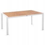 ΤΡΑΠΕΖΙ ΕΞΩΤ ΧΩΡΟΥ GOYA HM6059 01 ΑΛΟΥΜΙΝΙΟ ΛΕΥΚΟ POLYWOOD 160X80Χ75Υεκ c500963