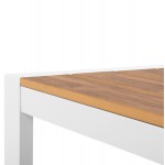 ΤΡΑΠΕΖΙ ΕΞΩΤ ΧΩΡΟΥ GOYA HM6059 01 ΑΛΟΥΜΙΝΙΟ ΛΕΥΚΟ POLYWOOD 160X80Χ75Υεκ c500963