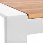 ΤΡΑΠΕΖΙ ΕΞΩΤ ΧΩΡΟΥ GOYA HM6059 01 ΑΛΟΥΜΙΝΙΟ ΛΕΥΚΟ POLYWOOD 160X80Χ75Υεκ c500963