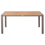 ΤΡΑΠΕΖΙ ΕΞΩΤ ΧΩΡΟΥ GOYA HM6059 04 ΑΛΟΥΜΙΝΙΟ ΣΑΜΠΑΝΙ POLYWOOD 160X80Χ75Υεκ c500964