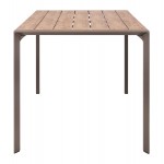 ΤΡΑΠΕΖΙ ΕΞΩΤ ΧΩΡΟΥ GOYA HM6059 04 ΑΛΟΥΜΙΝΙΟ ΣΑΜΠΑΝΙ POLYWOOD 160X80Χ75Υεκ c500964