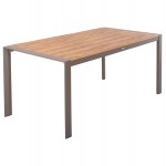 ΤΡΑΠΕΖΙ ΕΞΩΤ ΧΩΡΟΥ GOYA HM6059 04 ΑΛΟΥΜΙΝΙΟ ΣΑΜΠΑΝΙ POLYWOOD 160X80Χ75Υεκ c500964