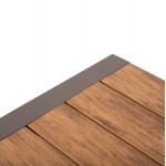 ΤΡΑΠΕΖΙ ΕΞΩΤ ΧΩΡΟΥ GOYA HM6059 04 ΑΛΟΥΜΙΝΙΟ ΣΑΜΠΑΝΙ POLYWOOD 160X80Χ75Υεκ c500964