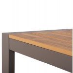 ΤΡΑΠΕΖΙ ΕΞΩΤ ΧΩΡΟΥ GOYA HM6059 04 ΑΛΟΥΜΙΝΙΟ ΣΑΜΠΑΝΙ POLYWOOD 160X80Χ75Υεκ c500964