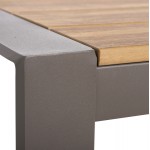 ΤΡΑΠΕΖΙ ΕΞΩΤ ΧΩΡΟΥ GOYA HM6059 04 ΑΛΟΥΜΙΝΙΟ ΣΑΜΠΑΝΙ POLYWOOD 160X80Χ75Υεκ c500964