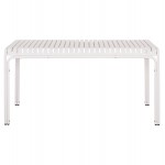 ΤΡΑΠΕΖΙ ΑΛΟΥΜΙΝΙΟΥ RACHEL HM6339 02 ΛΕΥΚΟ 150x80x75Υεκ c500973