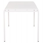 ΤΡΑΠΕΖΙ ΑΛΟΥΜΙΝΙΟΥ RACHEL HM6339 02 ΛΕΥΚΟ 150x80x75Υεκ c500973