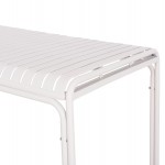 ΤΡΑΠΕΖΙ ΑΛΟΥΜΙΝΙΟΥ RACHEL HM6339 02 ΛΕΥΚΟ 150x80x75Υεκ c500973