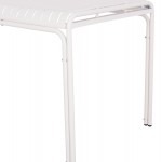 ΤΡΑΠΕΖΙ ΑΛΟΥΜΙΝΙΟΥ RACHEL HM6339 02 ΛΕΥΚΟ 150x80x75Υεκ c500973