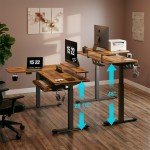 Γραφείο - Eureka Ergonomic ERK-L60L-RB-V2-EU 155x110x76-135εκ c500986