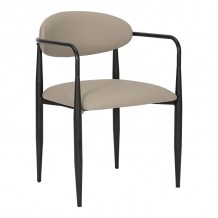 Πολυθρόνα Kalone pakoworld pu σε γκρι-μπεζ απόχρωση 56x55x78εκ c501012